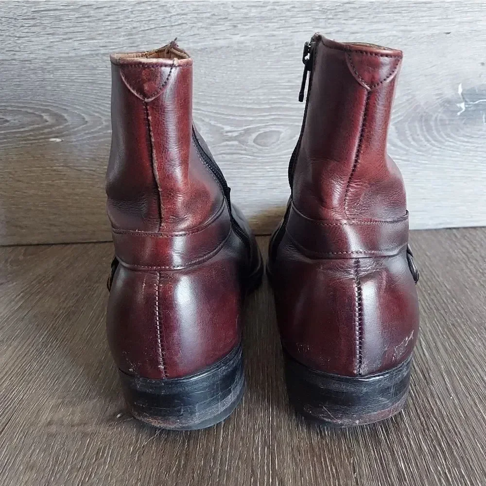Vintage Breather Wright Leather Chelsea Boots 7.5D